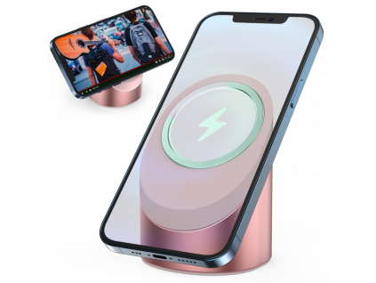 Innocent MagSafe Silicone / Aluminium iPhone Stand - Pink