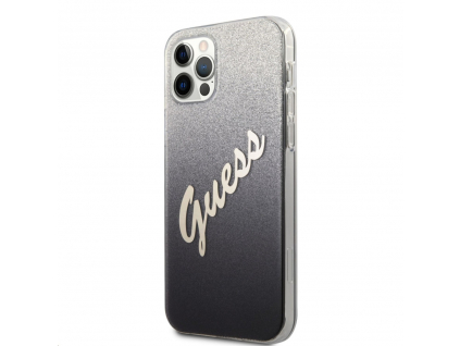 Guess Vintage Gradient Case iPhone 12 Pro Max - Black
