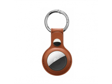 Innocent Leather Ring Obal na AirTag - Brown