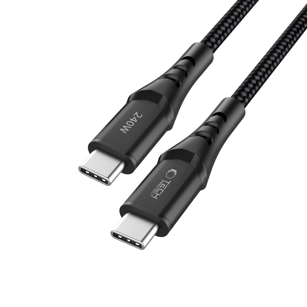 Tech-Protect Ultraboost UB11 QC3.0 USB-C Cable PD240W - 2M - Black