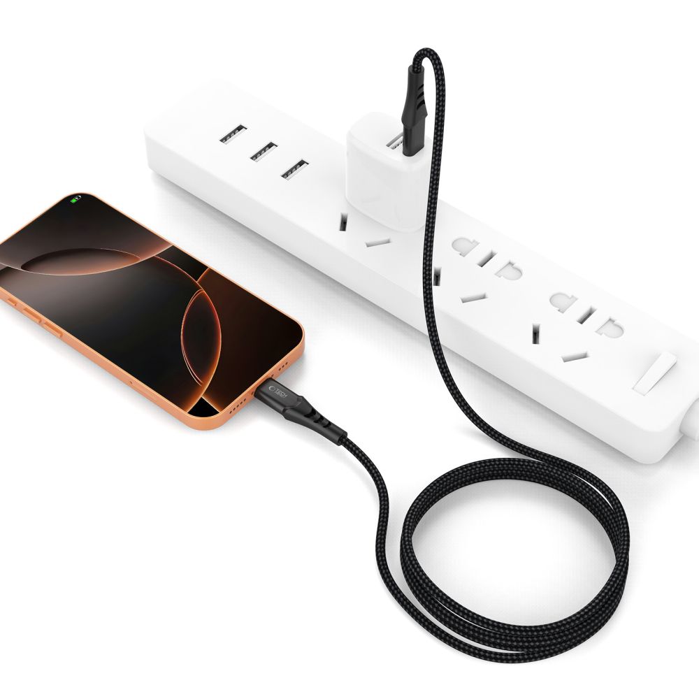 Tech-Protect Ultraboost UB11 QC3.0 USB-C Cable PD240W - 2M - Black