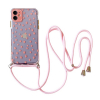 Wave Point Strap Cord Chain Transparent Phone Case For iPhone 12 Pro 11 Pro XS Max.jpg 640x640