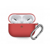 3129 innocent california silicone airpods pro obal with carabiner red