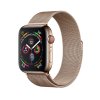 apple watch series 4 gold stainless steel case with gold milanese loop