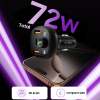 Tech-Protect CC06 3-Port Car Charger PD 72W + Transmiter FM Bluetooth