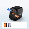 Tech-Protect NCA45W Gan 2-Port Network Charger PD 45W / QC3.0 - Black