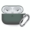 Innocent California Silicone AirPods Pro Obal with Carabiner - Midnight Green