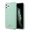 Guess Silicone Vintage Case iPhone 11 Pro Max - Mint