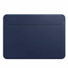 WiWu PU kožené puzdro na MacBook Pro 15" USB-C - námornícka modrá