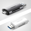 UGREEN USB + USB-C Adapter Card Reader SD + microSD