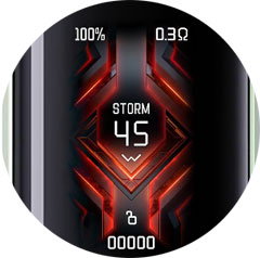 Displej 1,47 palce s dynamickými tématy Uwell Typhos Pro Pod Kit