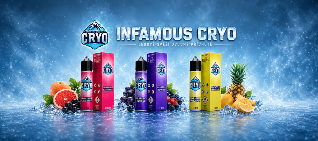 Infamous Cryo ledové ovocné aroma pro elektronickou cigaretu