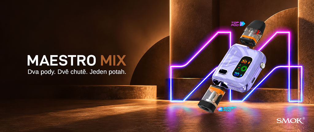 Kombinace chutí dvou podů SMOK Maestro Mix
