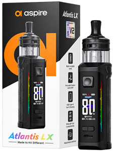 Parametry a specifikace Aspire Atlantis LX