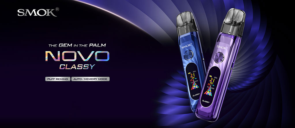 SMOK Novo Classy Pod Kit – kompletní sada elektronické cigarety ve všech 8 barevných variantách