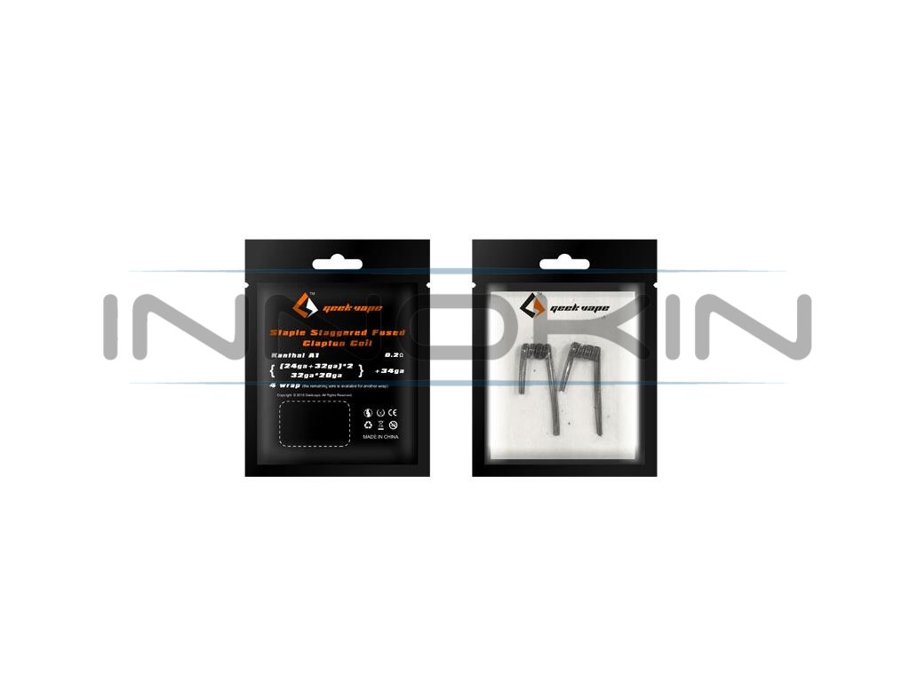 Staple Staggered Fused Clapton KA1 - předmotané spirálky - GeekVape