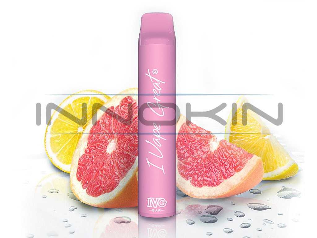 IVG Bar Plus + - Grep a limonáda (Pink Lemonade), produktový obrázek.