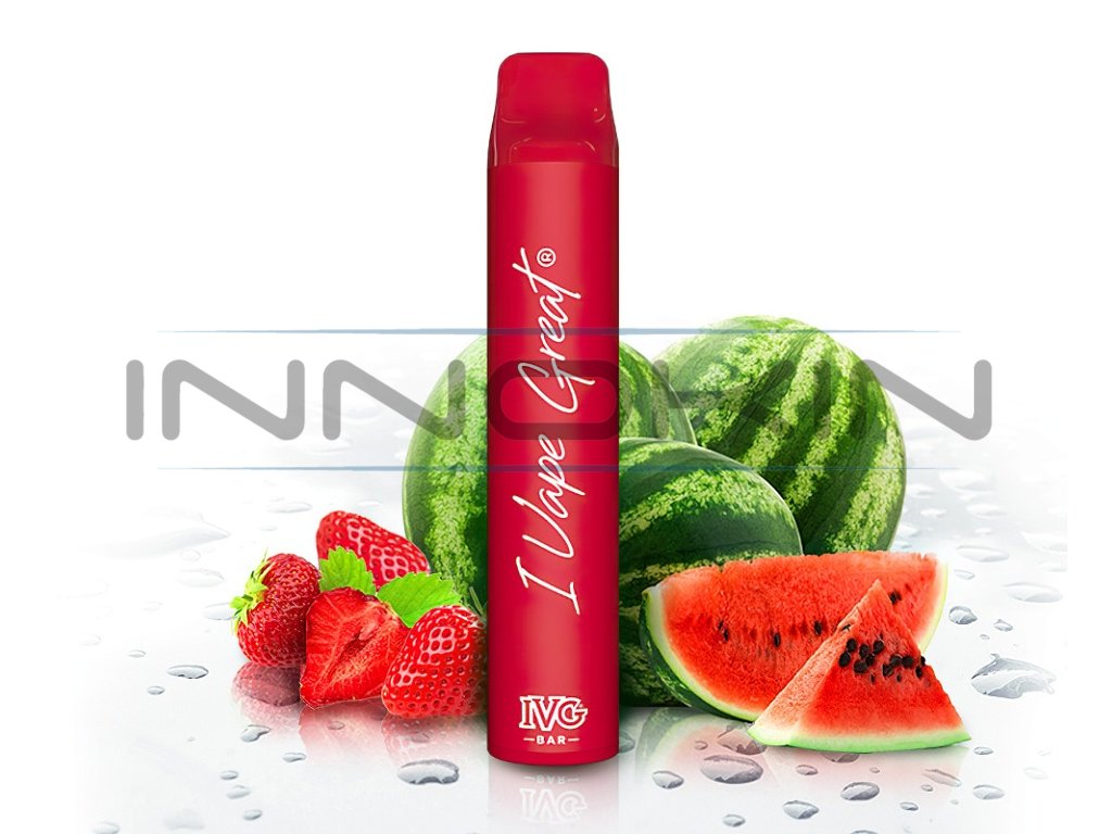 IVG Bar Plus + - Jahoda a meloun (Strawberry Watermelon), produktový obrázek.