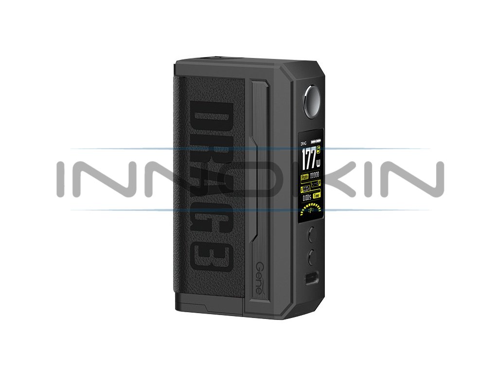 VOOPOO DRAG 3 - 177W - Easy Grip (Black), produktová fotografie.