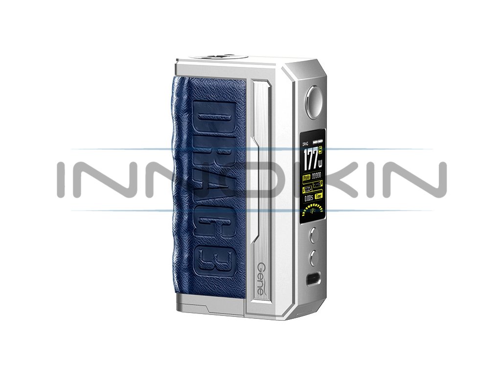 VOOPOO DRAG 3 - 177W - Easy Grip (Silver Dream Blue), produktová fotografie.