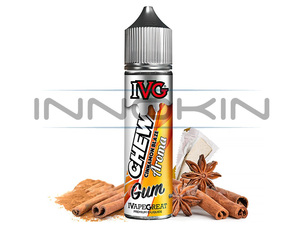 IVG - Chew Series - S&V - Cinnamon Blaze (Skořicová žvýkačka) - 18ml, produktový obrázek.