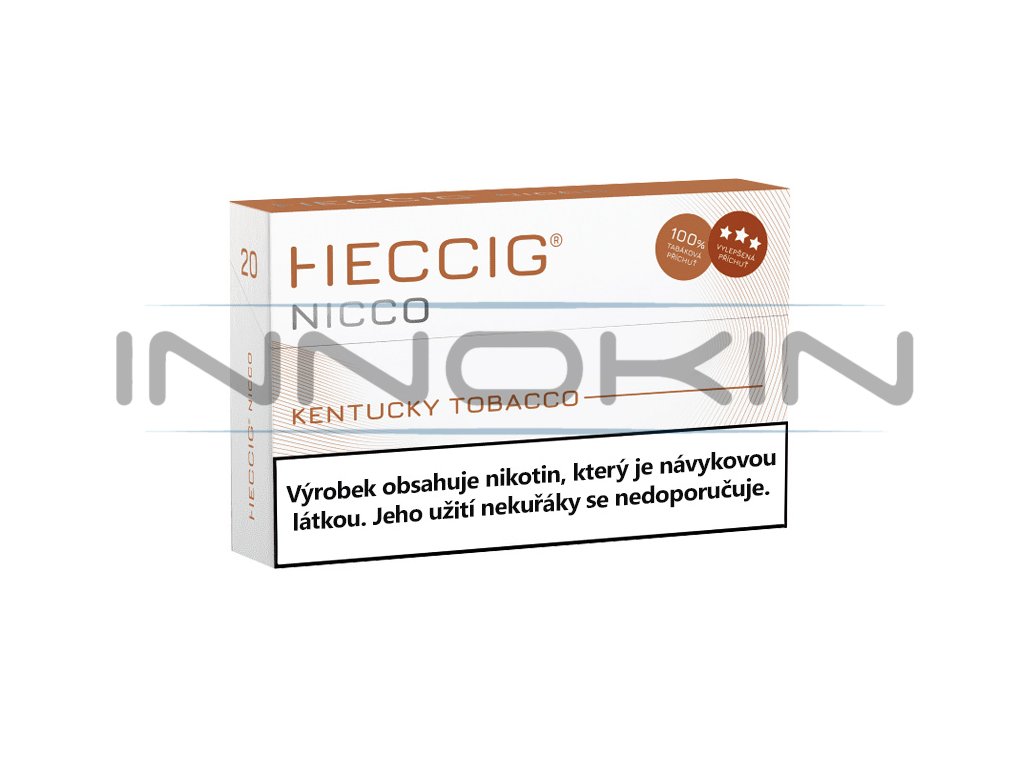 Hecigg Nicco - Kentucky Tobacco (Tabák Kentucky), produktový obrázek.