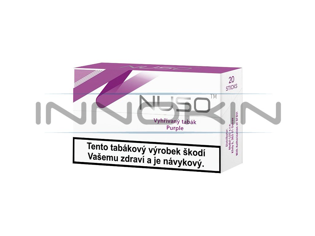NUSO - Heat Not Burn - Purple, produktový obrázek.