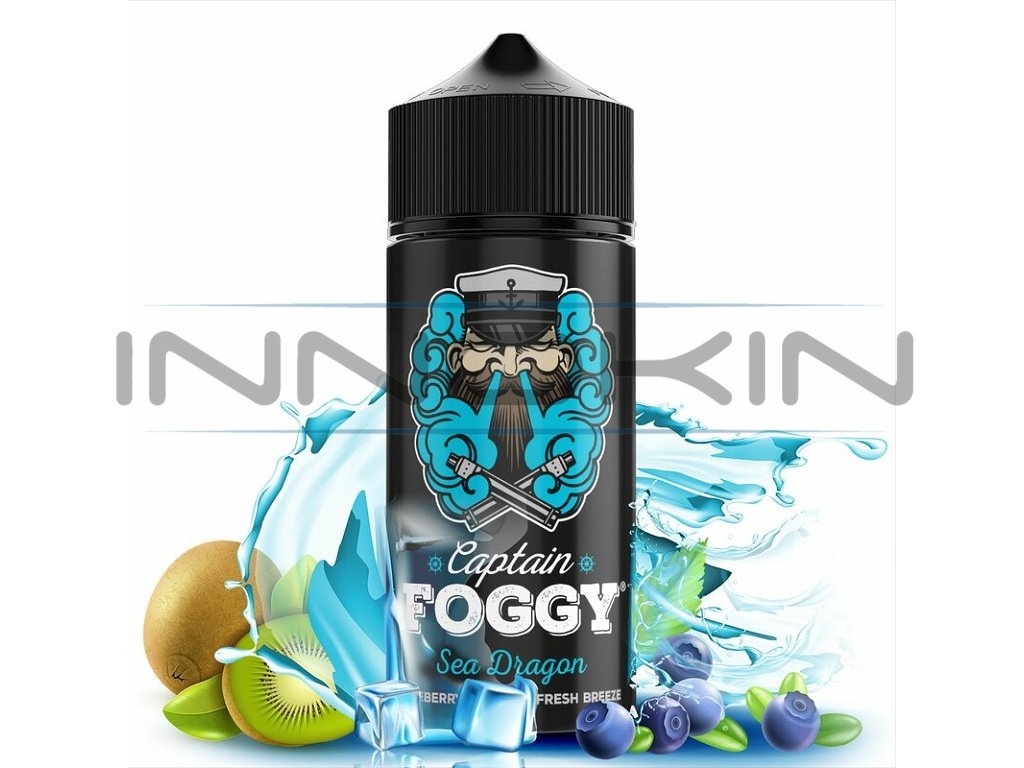 Captain Foggy - Shake & Vape - Sea Dragon - 20ml, produktový obrázek.