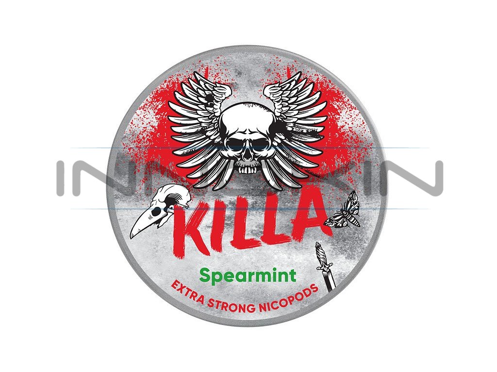 KILLA - nikotinové sáčky - Speamint - 16mg /g, produktový obrázek.