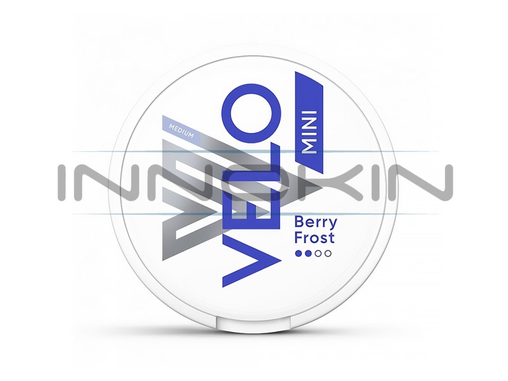 VELO - nikotinové sáčky - Berry Frost Mini - 12mg /g, produktový obrázek.