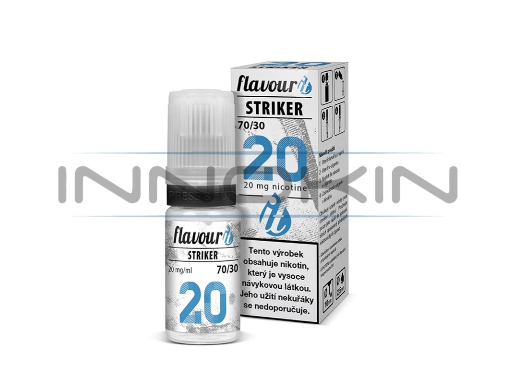 flavourit striker 70 30 dripper 20mg booster 10ml