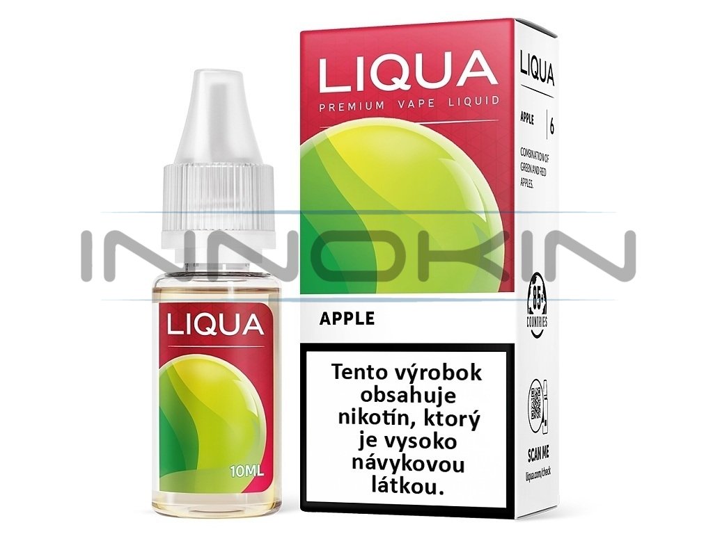 Liqua Elements SK - Apple - Jablko - 10ml - 0mg, produktový obrázek.