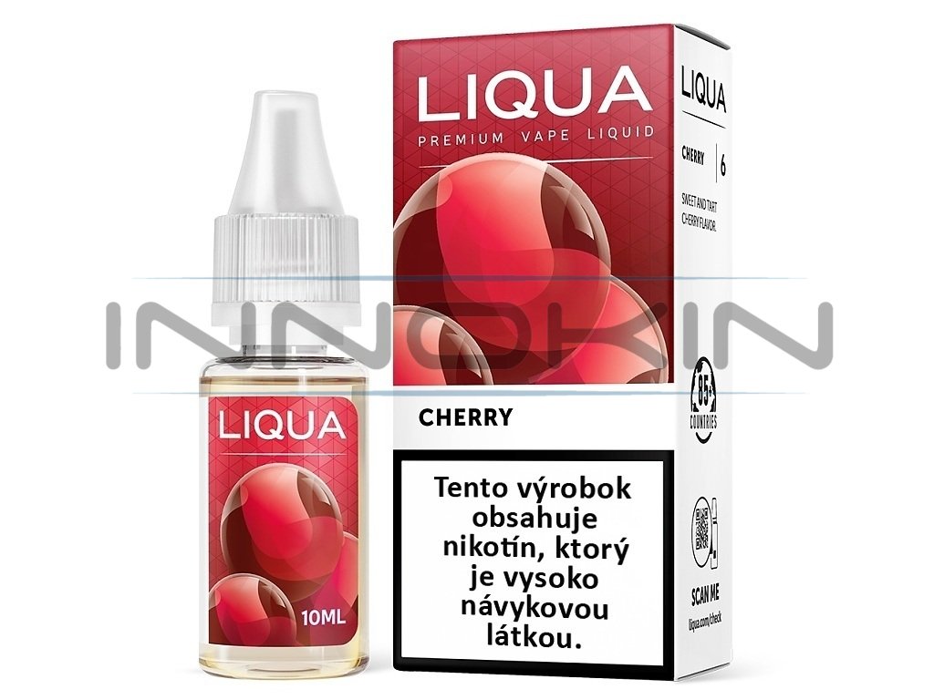 Liqua Elements SK - Cherry - Třešeň - 10ml - 0mg, produktový obrázek.