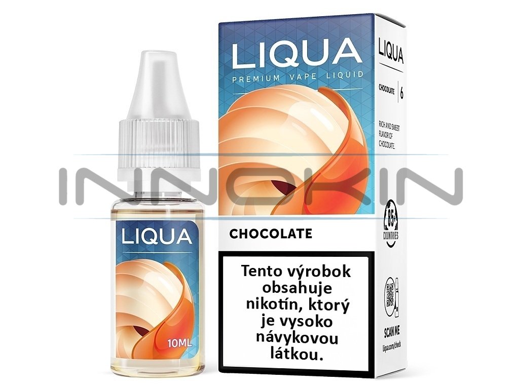Liqua Elements SK - Chocolate - Čokoláda - 10ml - 0mg, produktový obrázek.