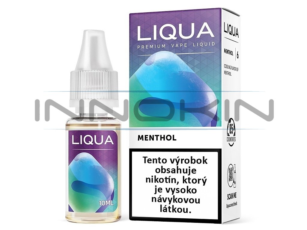 Liqua Elements SK - Menthol - Mentol - 10ml - 3mg, produktový obrázek.