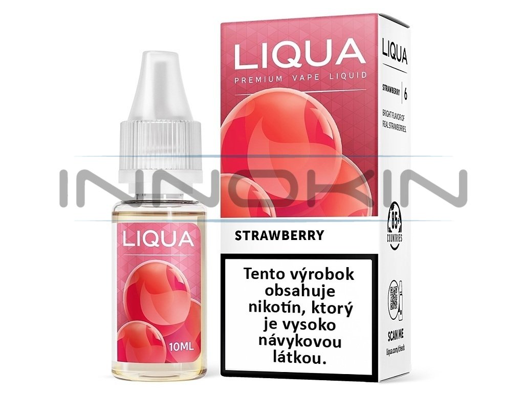 Liqua Elements SK - Strawberry - Jahoda - 10ml - 0mg, produktový obrázek.