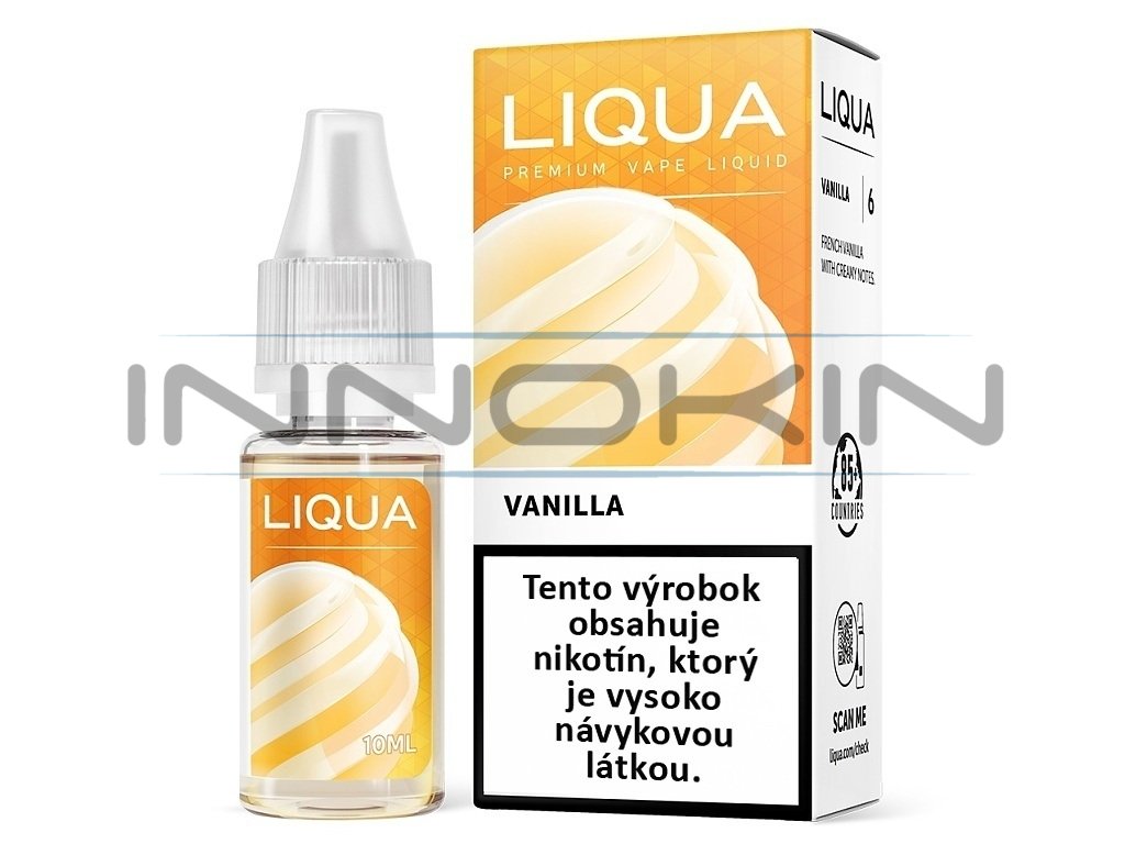 Liqua Elements SK - Vanilla - Vanilka - 10ml - 0mg, produktový obrázek.