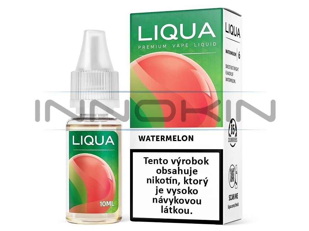 Liqua Elements SK - Watermelon - Vodní meloun - 10ml - 3mg, produktový obrázek.