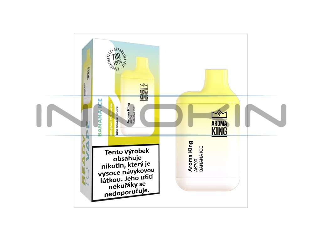 Aroma King AK 700 Mini - 20mg - Banana ICE, produktový obrázek.