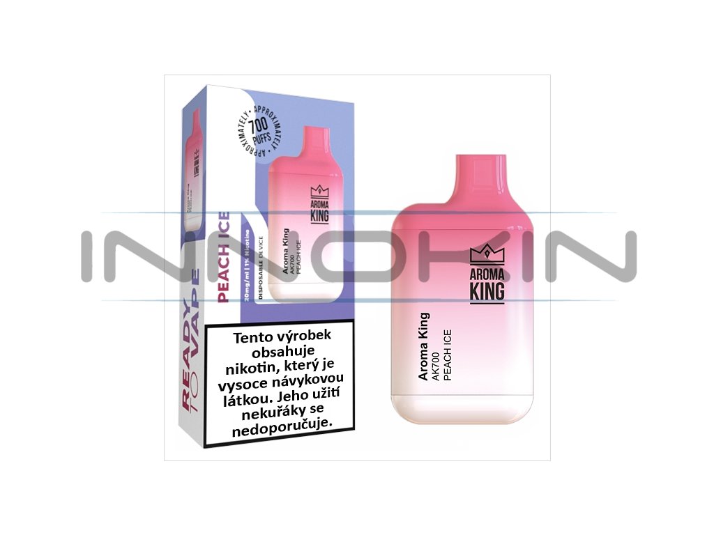 Aroma King AK 700 Mini - 20mg - Peach ICE, produktový obrázek.