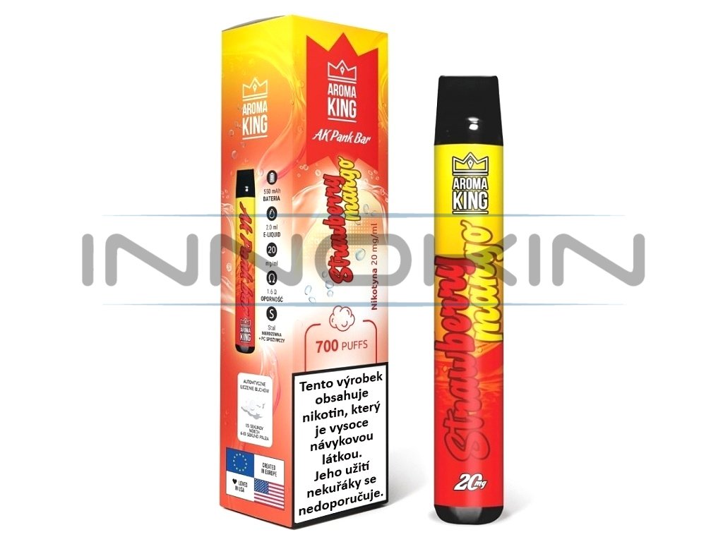Aroma King AK Pank Bar - 20mg - Strawberry Mango, produktový obrázek.