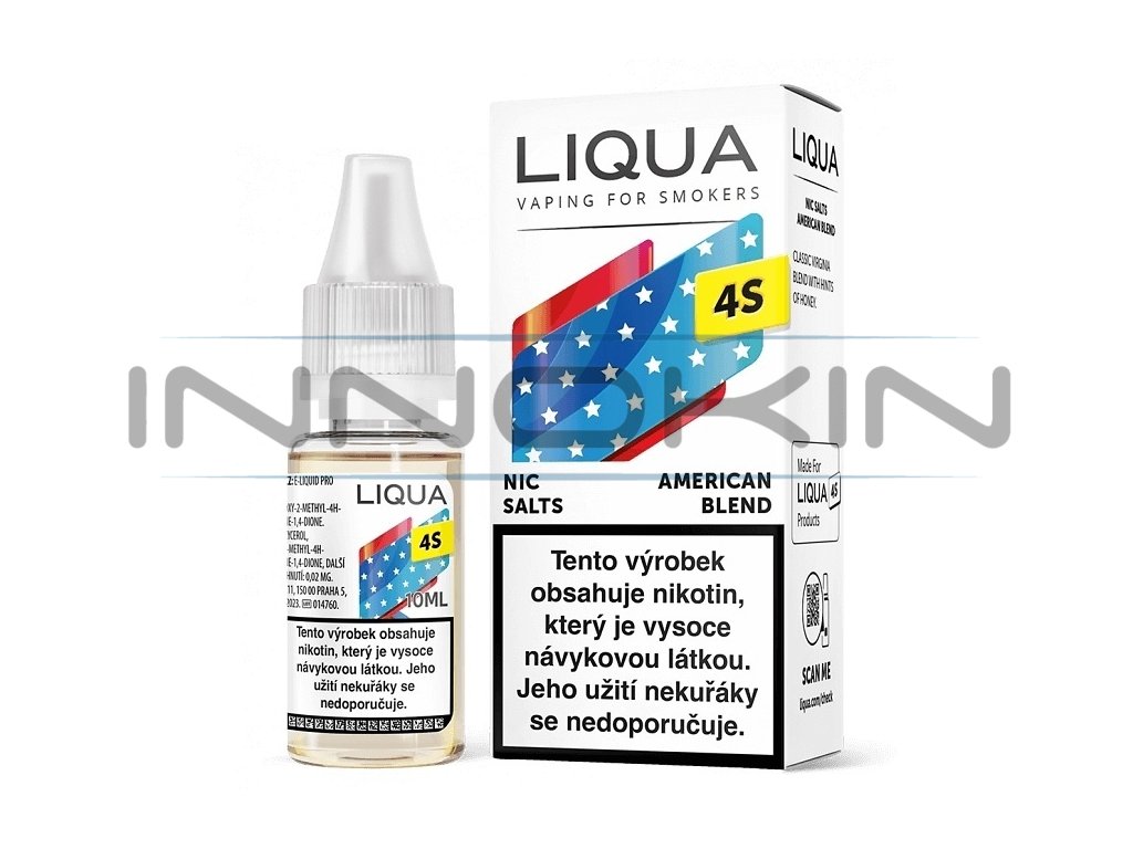 Liqua 4S American Blend 18mg, produktový obrázek.