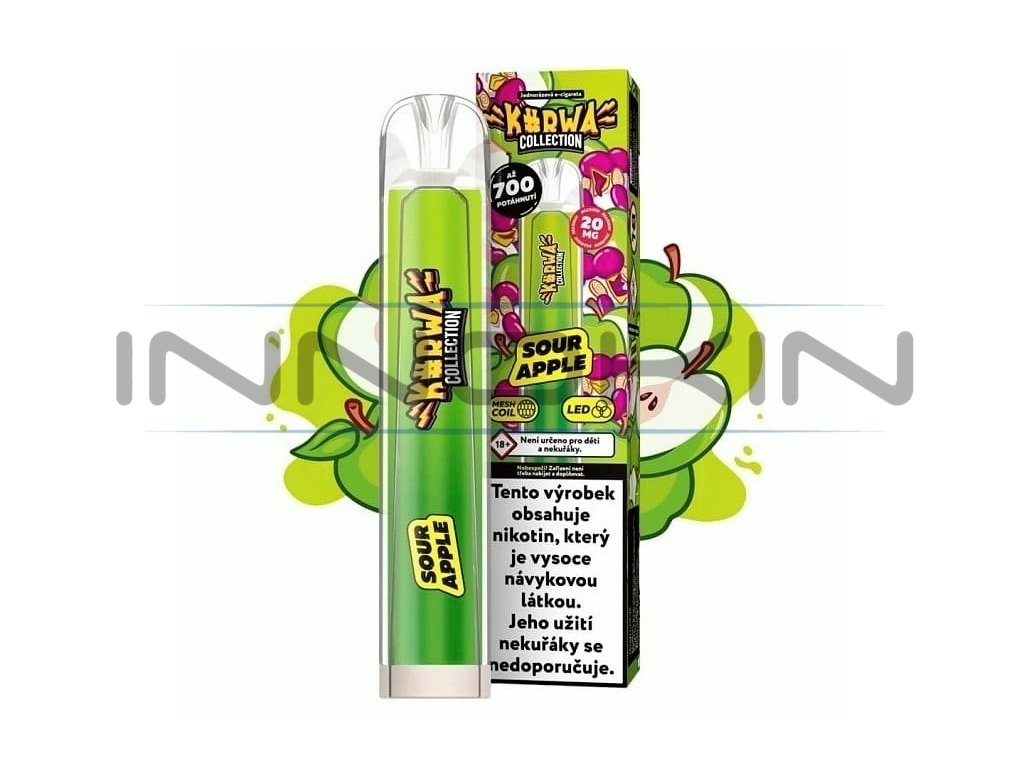Kurwa Collection - 20mg - Sour Apple  , produktový obrázek.