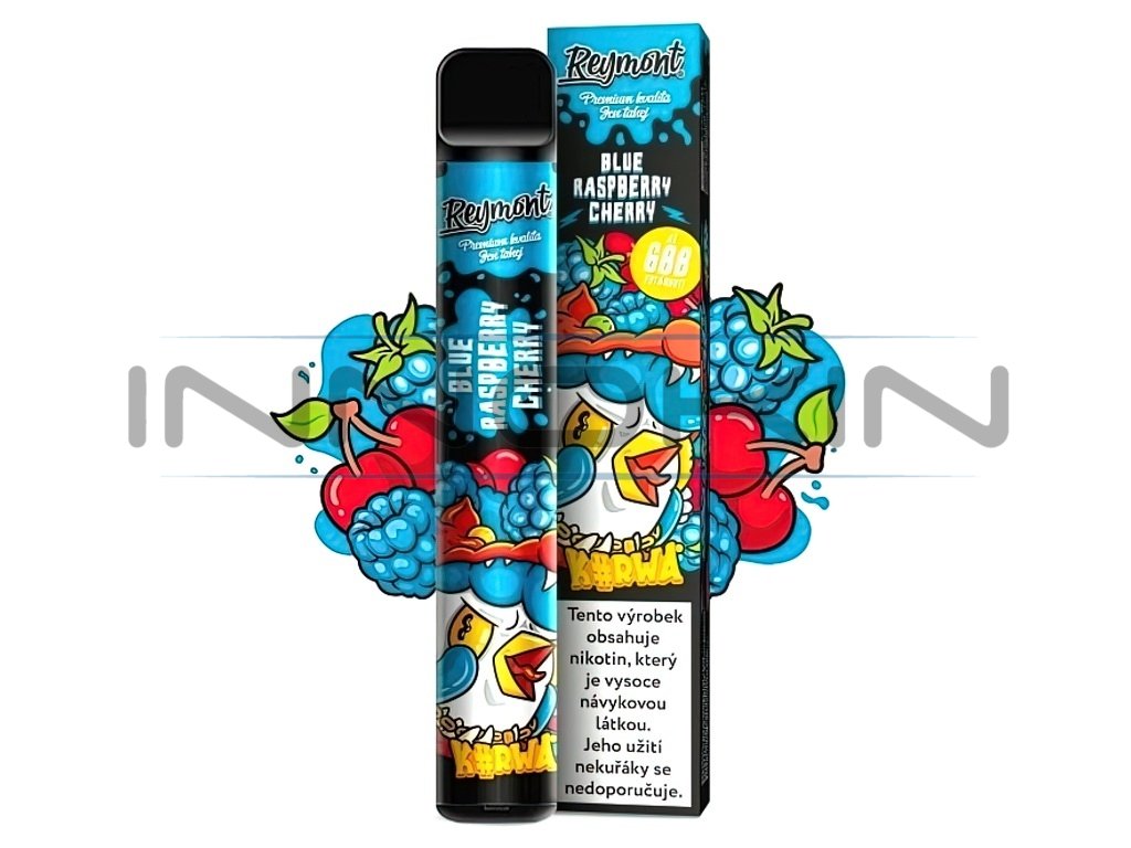 Kurwa Reymont - 20mg - Blue Raspberry Cherry, produktový obrázek.
