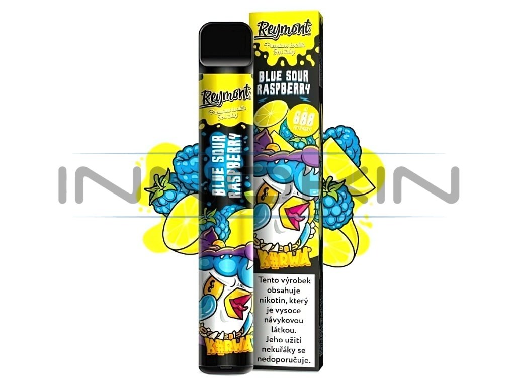 Kurwa Reymont - 20mg - Blue Sour Raspberry, produktový obrázek.