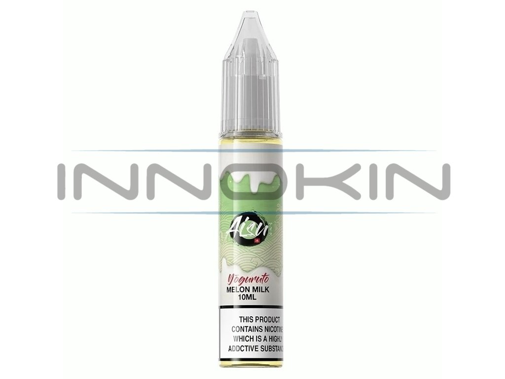ZAP! Juice AISU Salt - E-liquid - Yogurt Melon Milk - 10 ml - 20 mg, produktový obrázek.