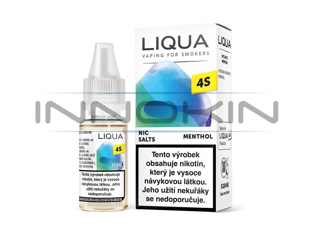 Liqua 4S - Menthol - 18mg, produktový obrázek.