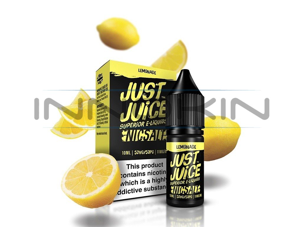 Just Juice Salt - E-liquid - Lemonade (Citronová limonáda) - 11mg, produktový obrázek.