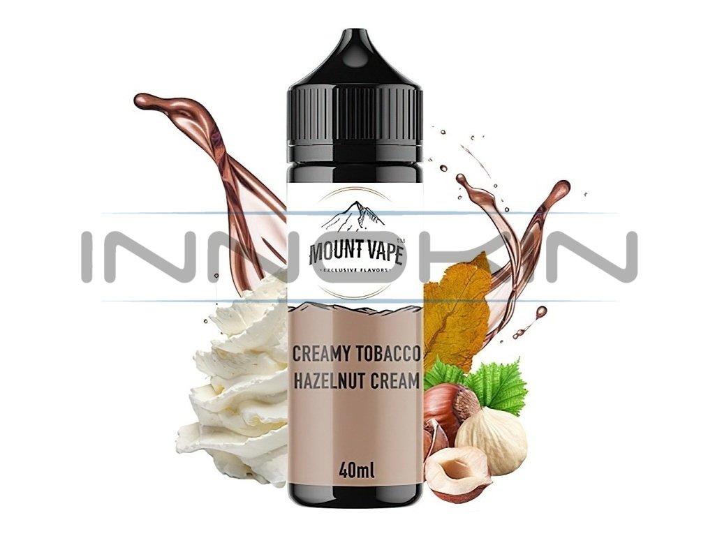 Mount Vape - Shake & Vape - Creamy Tobacco Hazelnut Cream - 40ml, produktový obrázek.