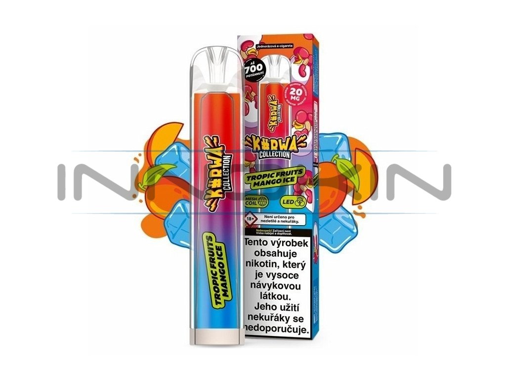 Kurwa Collection - 20mg - Tropic Fruit Mango ICE, produktový obrázek.